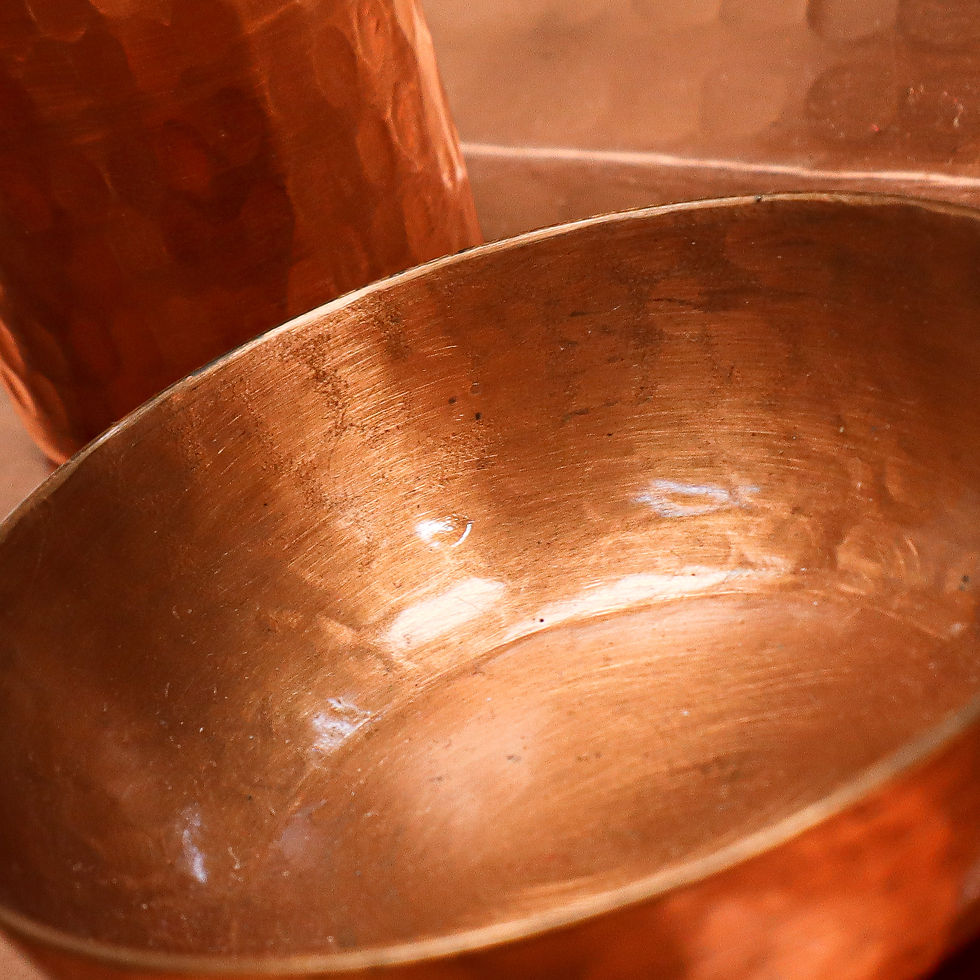 Thumbnail: COPPER SQUARE PLATE TEQUILA SET