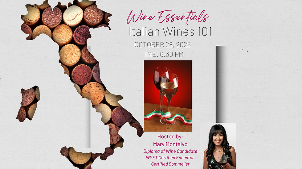 Italian Wine 101 with Mary