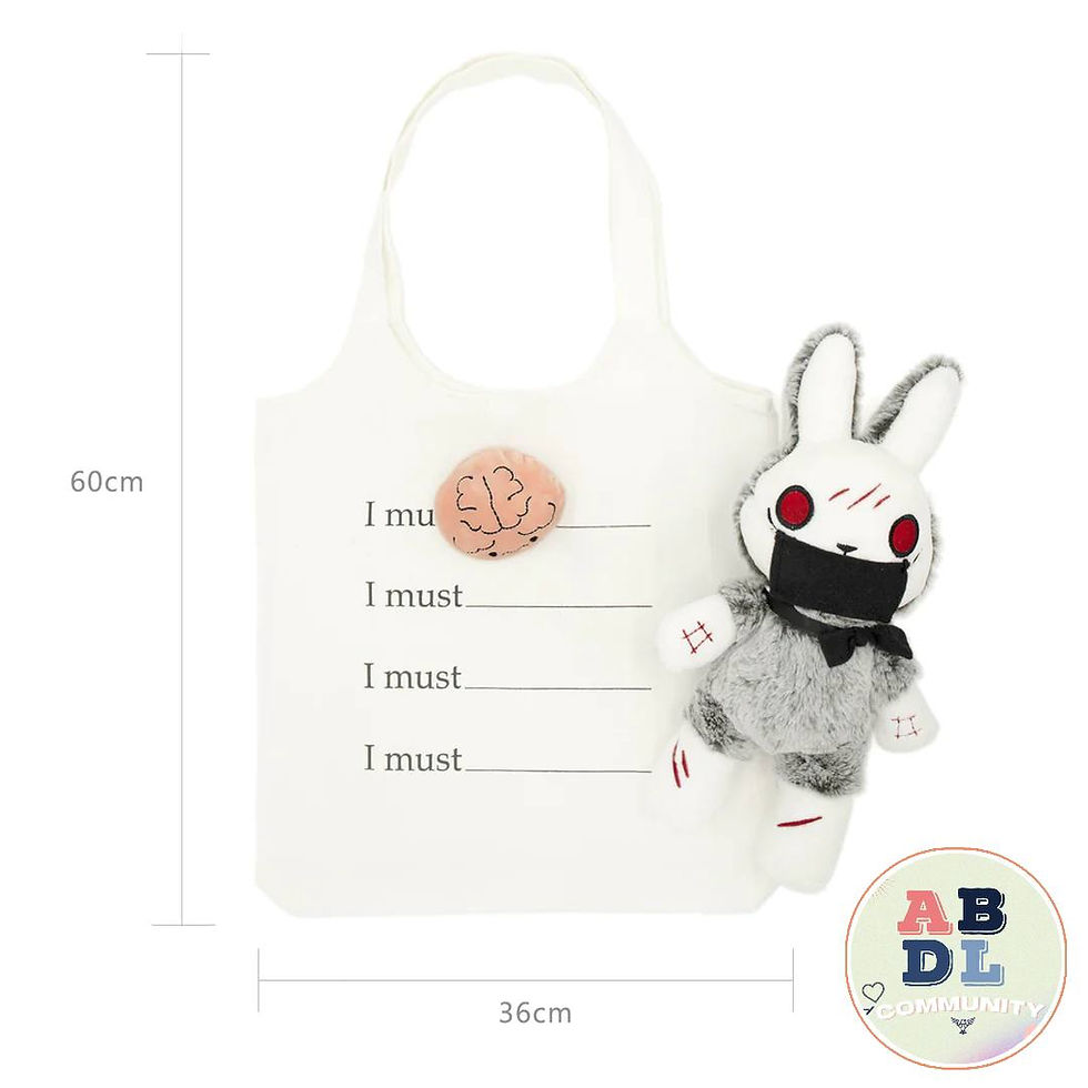 Thumbnail: Plushie Dreadful - OCD Rabbit - Plush Stuffed Animal