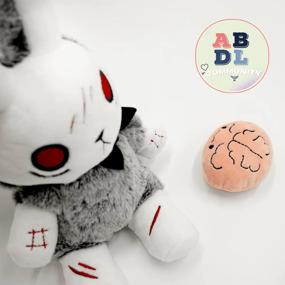 Miniature : Plushie Dreadful - OCD Rabbit - Plush Stuffed Animal