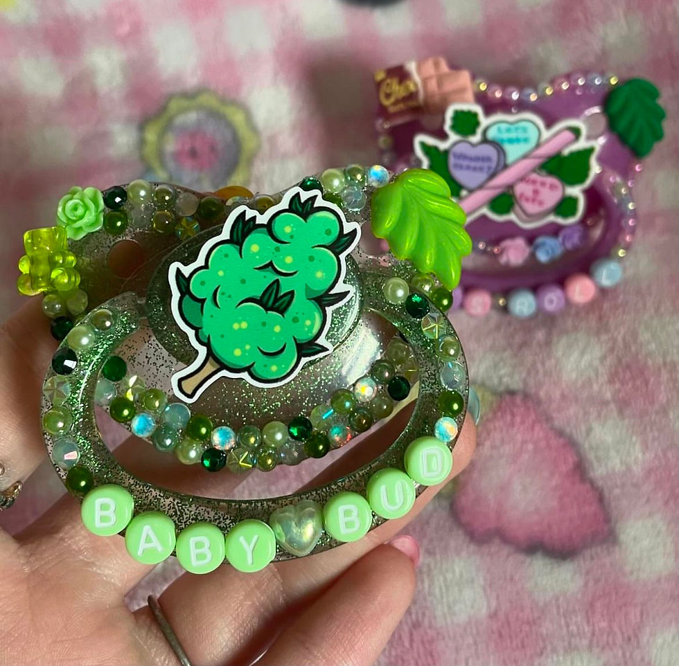 Thumbnail: ☘️420’ themed ABDL Pacifiers 