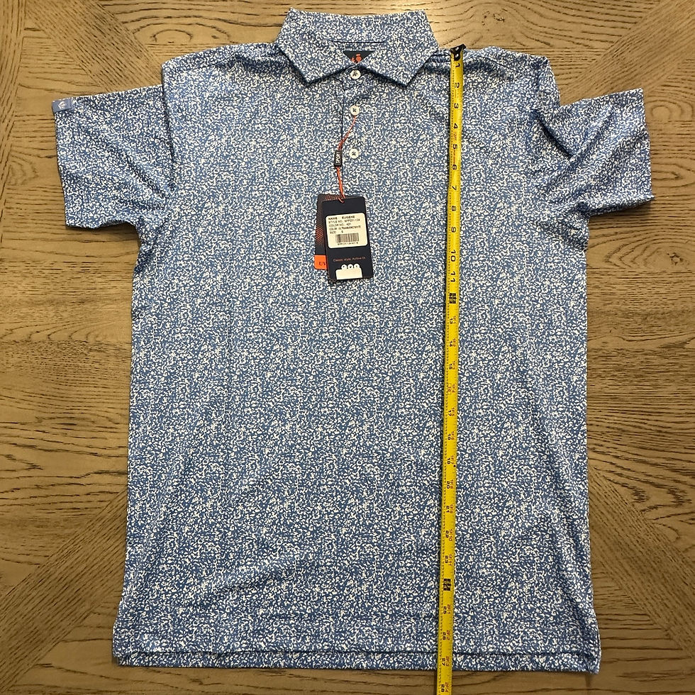 Thumbnail: Donald Ross Sport Eugene Polo SIZE S Blue 535-MB-PO-F2