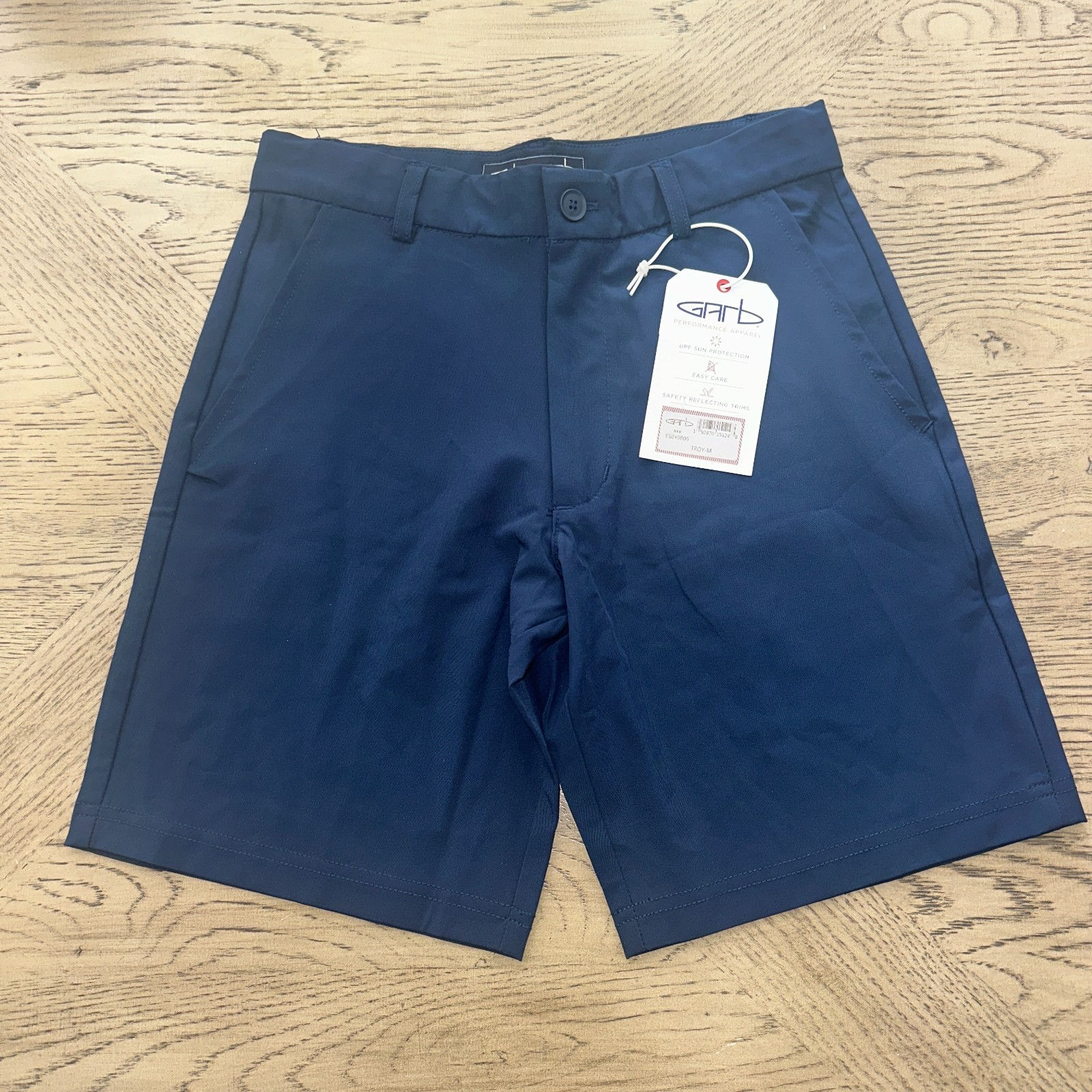 Garb Boys Troy Shorts (7-8) Navy SIZE M 1313-Boys