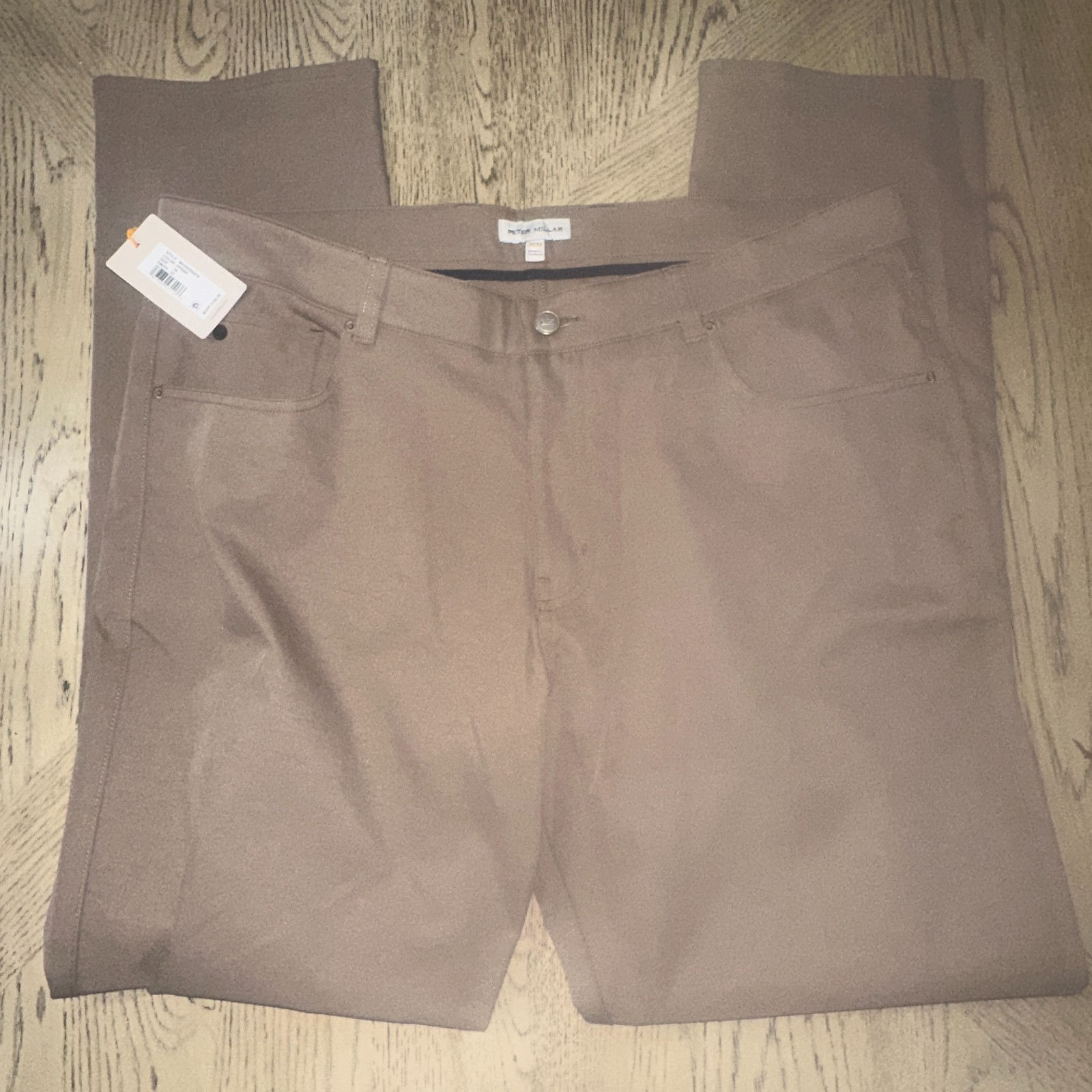Peter Millar eb56 5 Pocket Pant Khaki SIZE 38 / 32 487-J