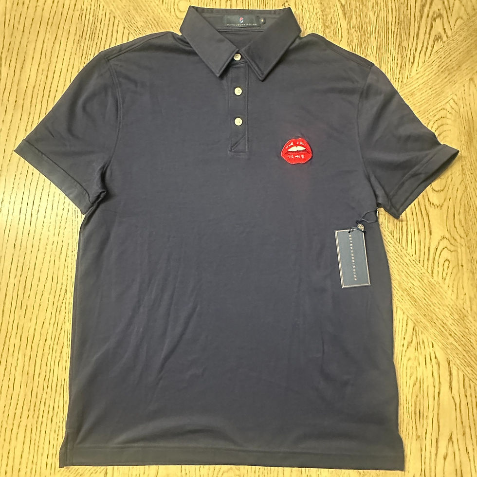 Thumbnail: Extracurricular Bisou Men's Polo Navy Size S MSP-00002-MP2