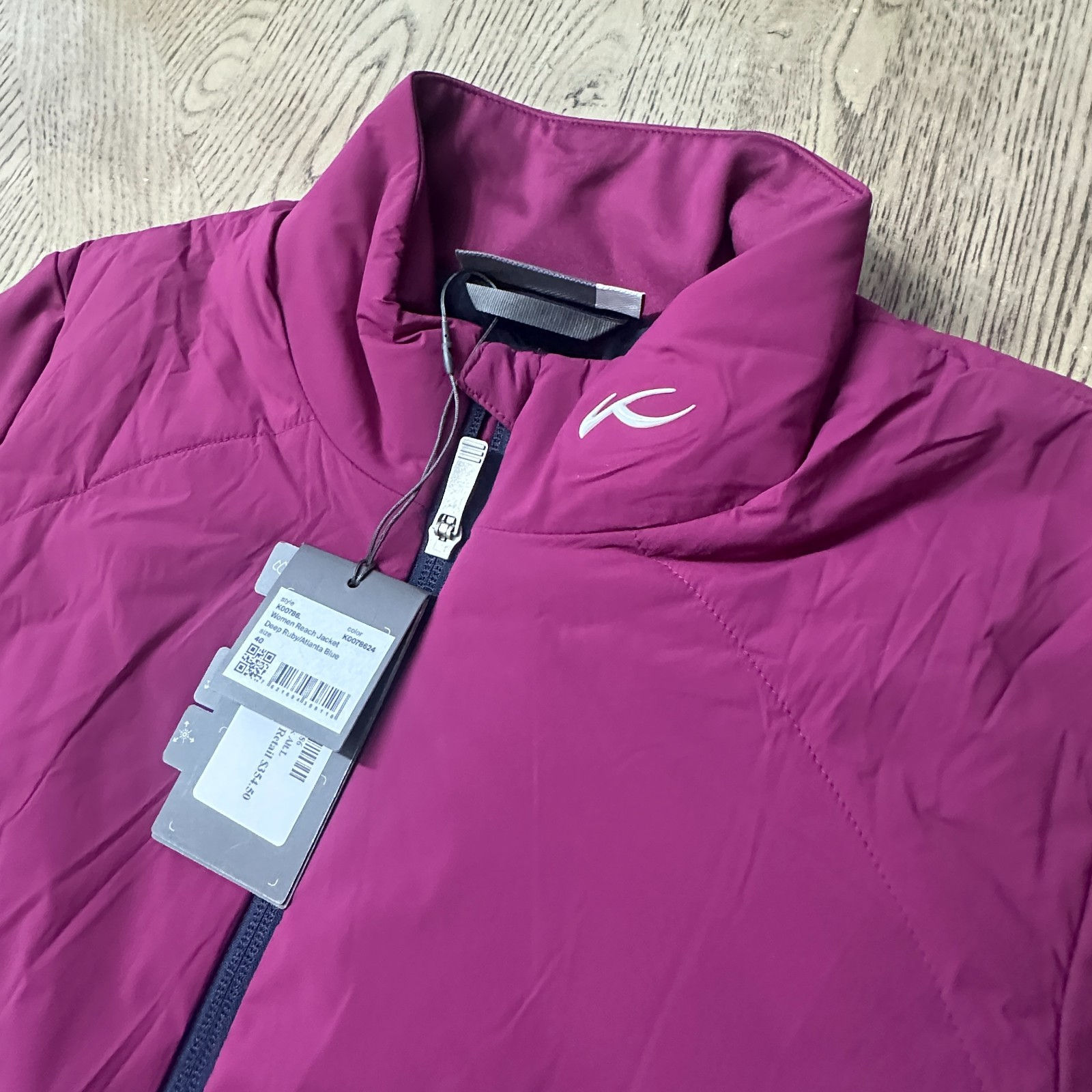 KJUS Reach Full Zip Jacket Purple SIZE L 307-E