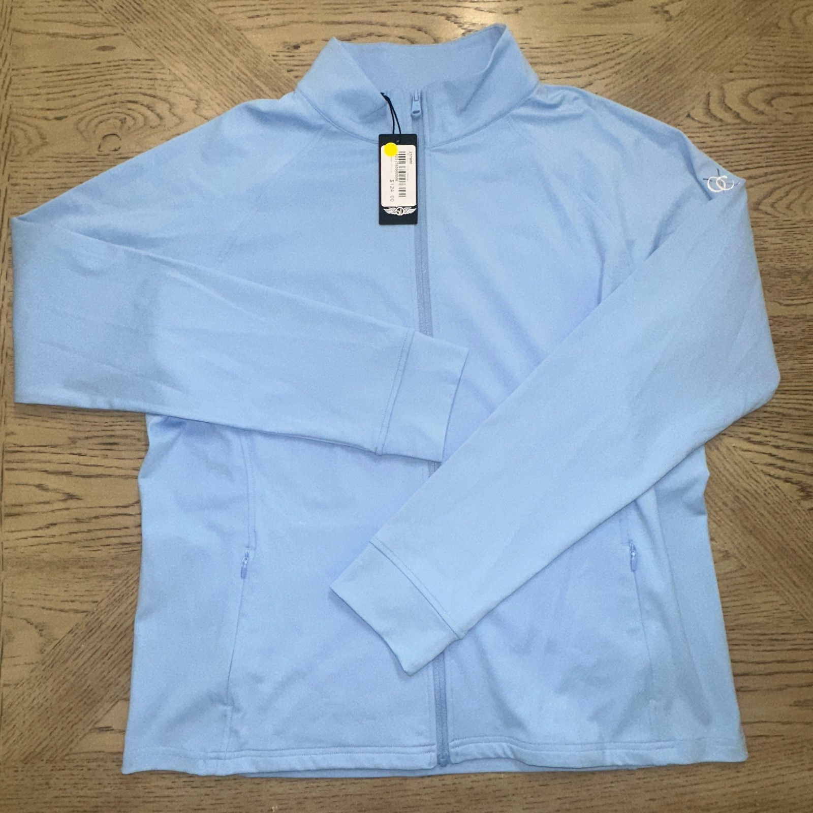 Straight Down Eirene Full Zip Jacket Blue SIZE XL 657-N