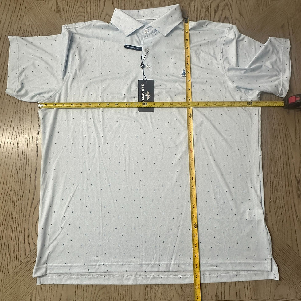 Thumbnail: Harlestons The Oarsman Polo Light Blue SIZE XL 00498-MB3