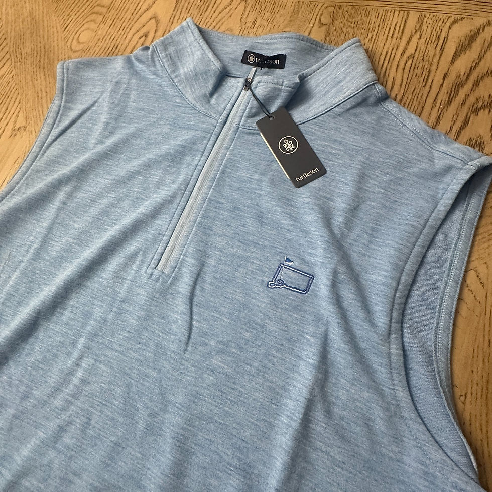 Thumbnail: Turtleson Wynn Performance Quarter Zip Pullover Blue SIZE XL 379-G