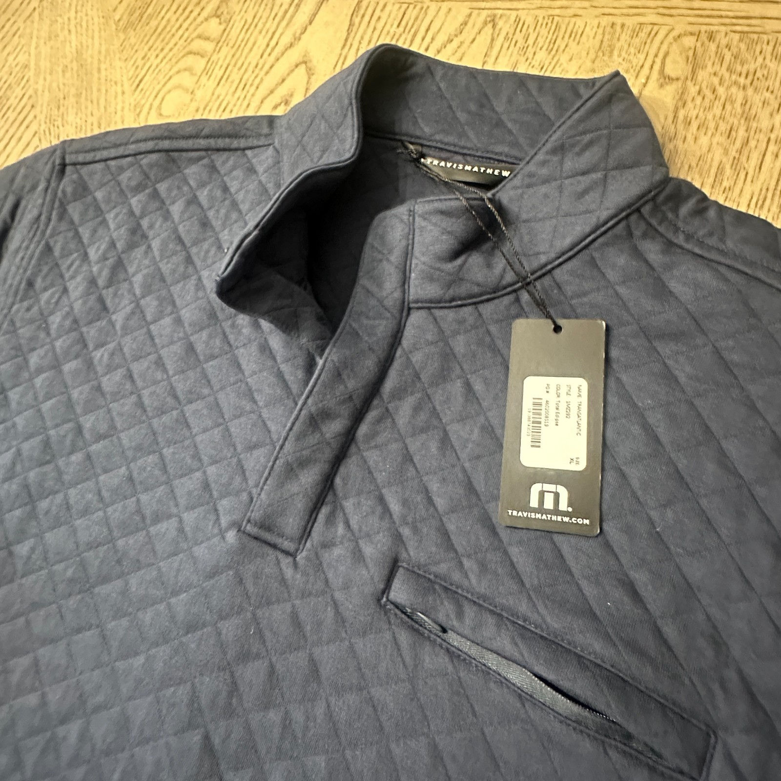 Travis Mathew Transatlantic Cardigan Sweater Blue SIZE XL 260-D