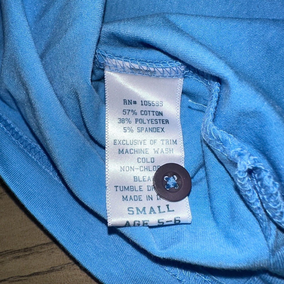Thumbnail: Garb Boys Waylon Polo (5-6) Blue SIZE S 1280-Boys