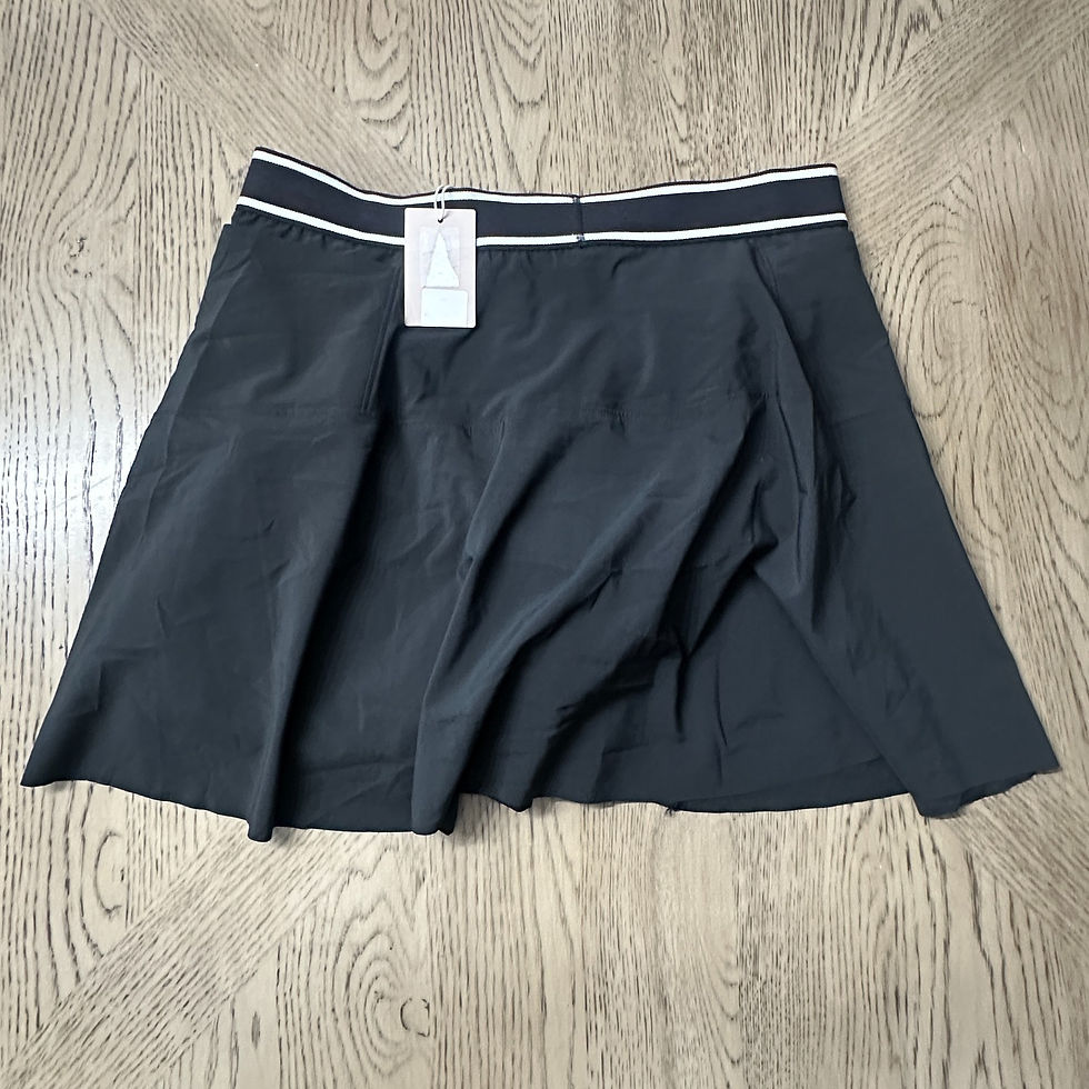 Thumbnail: Peter Millar Women's Carner Skort Size L Black 00672-L4