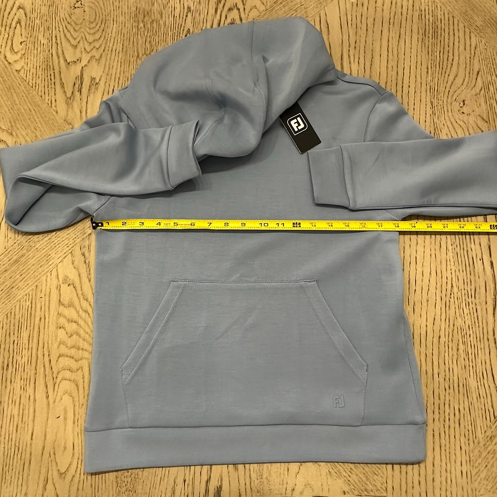 Thumbnail: Footjoy Women's Cowl Hoodie Sweater Size S Blue 00560-L1