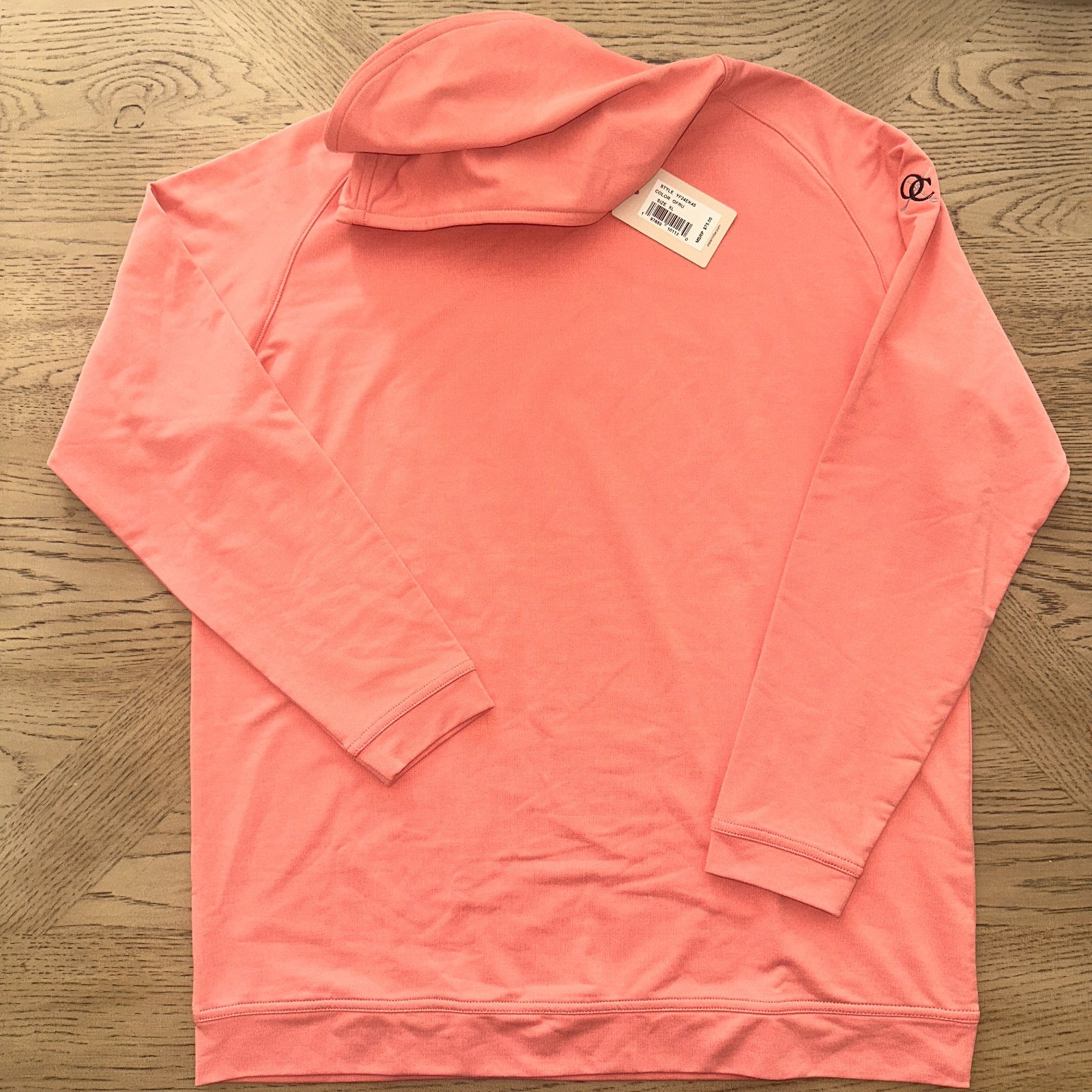 Peter Millar Boys Hoodie (13-14) Coral SIZE XL 1327-Boys