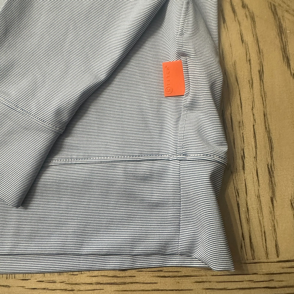 Thumbnail: Stitch Scout Hoodie Stripe Blue SIZE S 102-A
