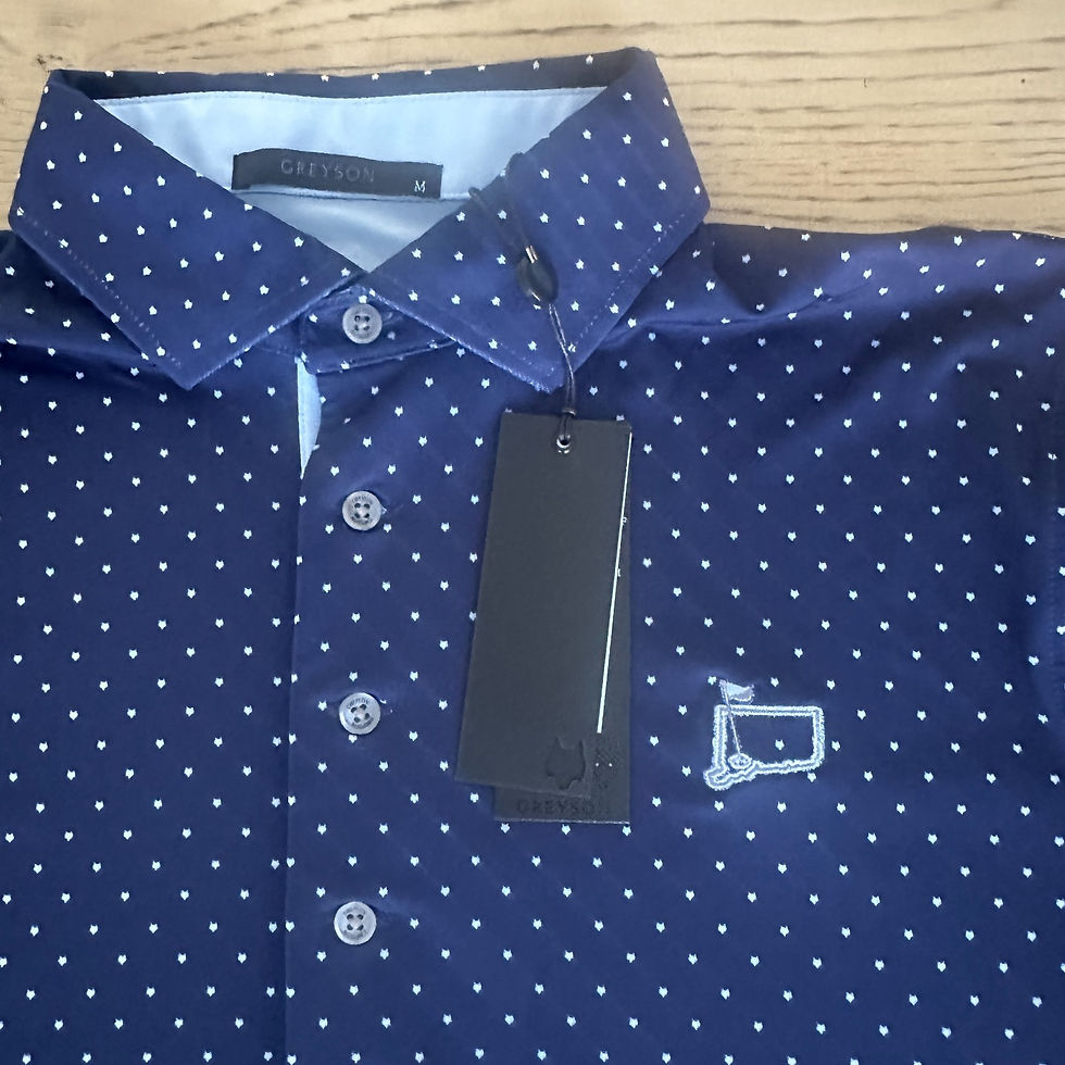 Thumbnail: Greyson Icon Polo SIZE M Navy Light Blue MP-PO-A1-00025