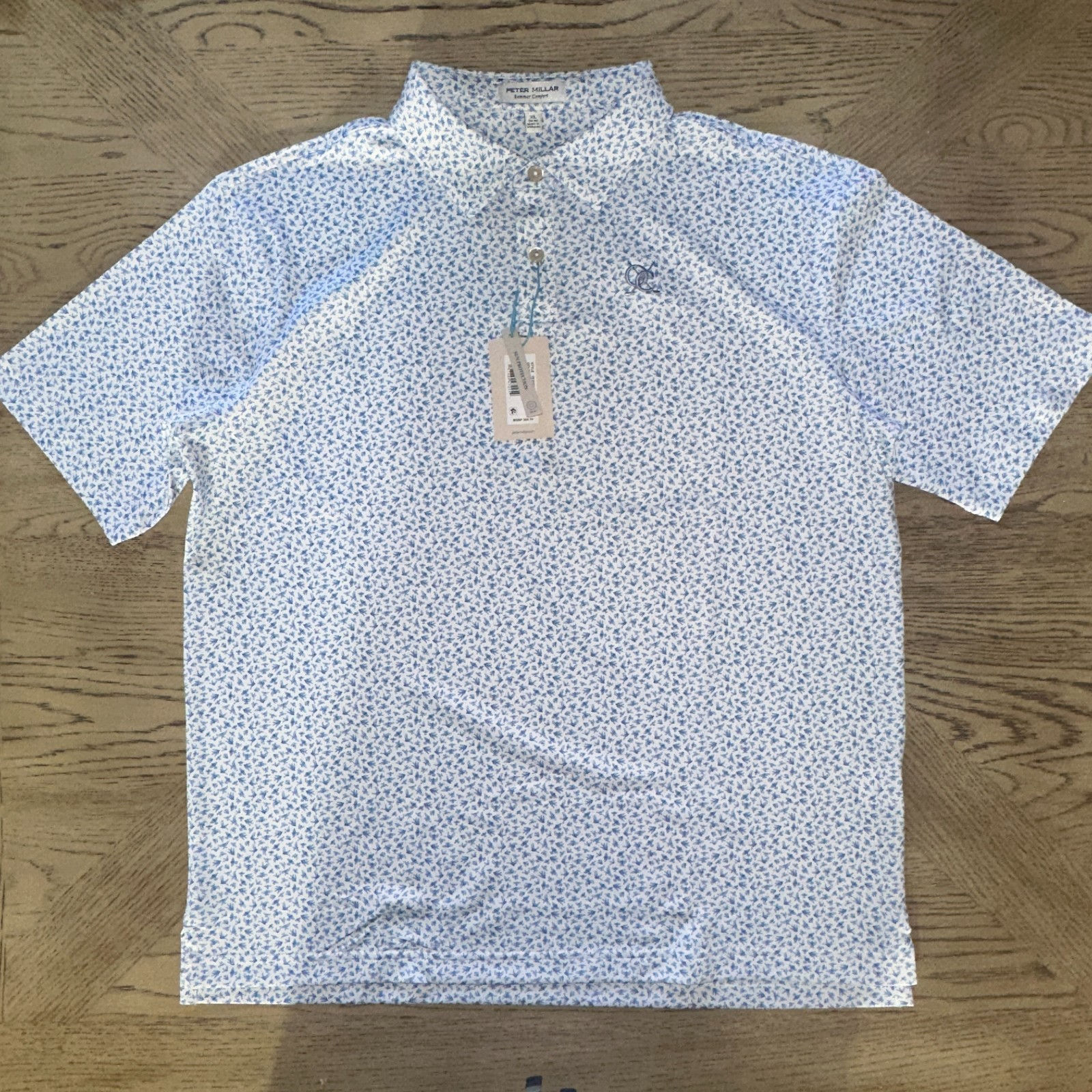 Peter Millar Summer Comfort Youth Print Polo (13-14) Multicolor XL 816-Boys P