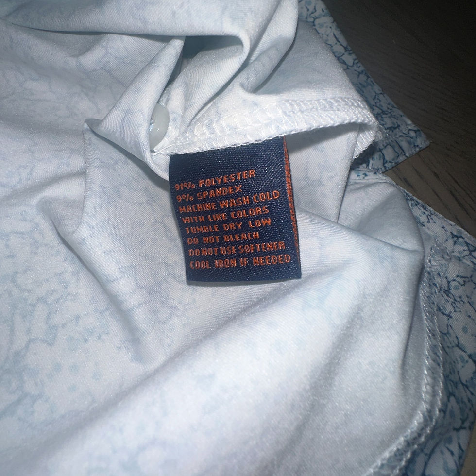 Thumbnail: Donald Ross Sport Keith Polo Size M White Print 10179-MB5