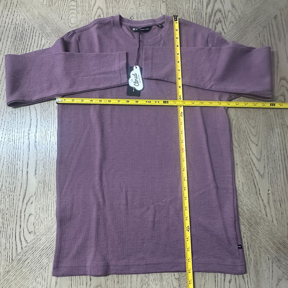 Thumbnail: Travis Mathew Cloud Waffle Crew Sweater Purple SIZE S 00460-MB3