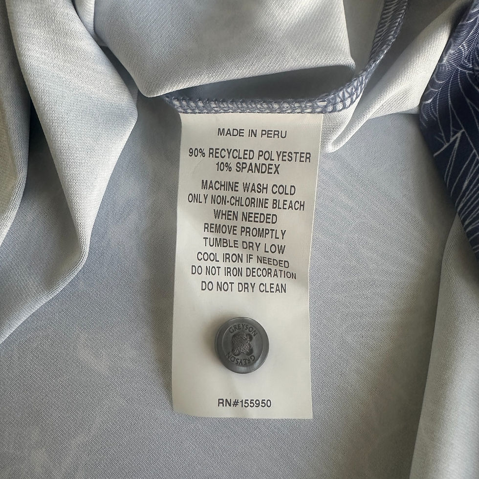 Thumbnail: Greyson The Hidden Truth Polo SIZE M Navy White MP-PO-A1-00028