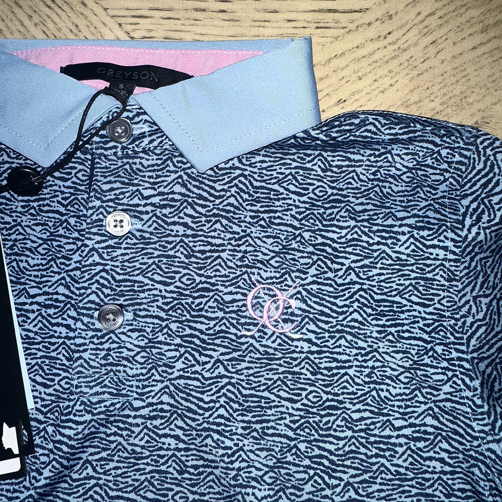 Thumbnail: Greyson Youth Range Polo (8) Blue M 827-Boys P