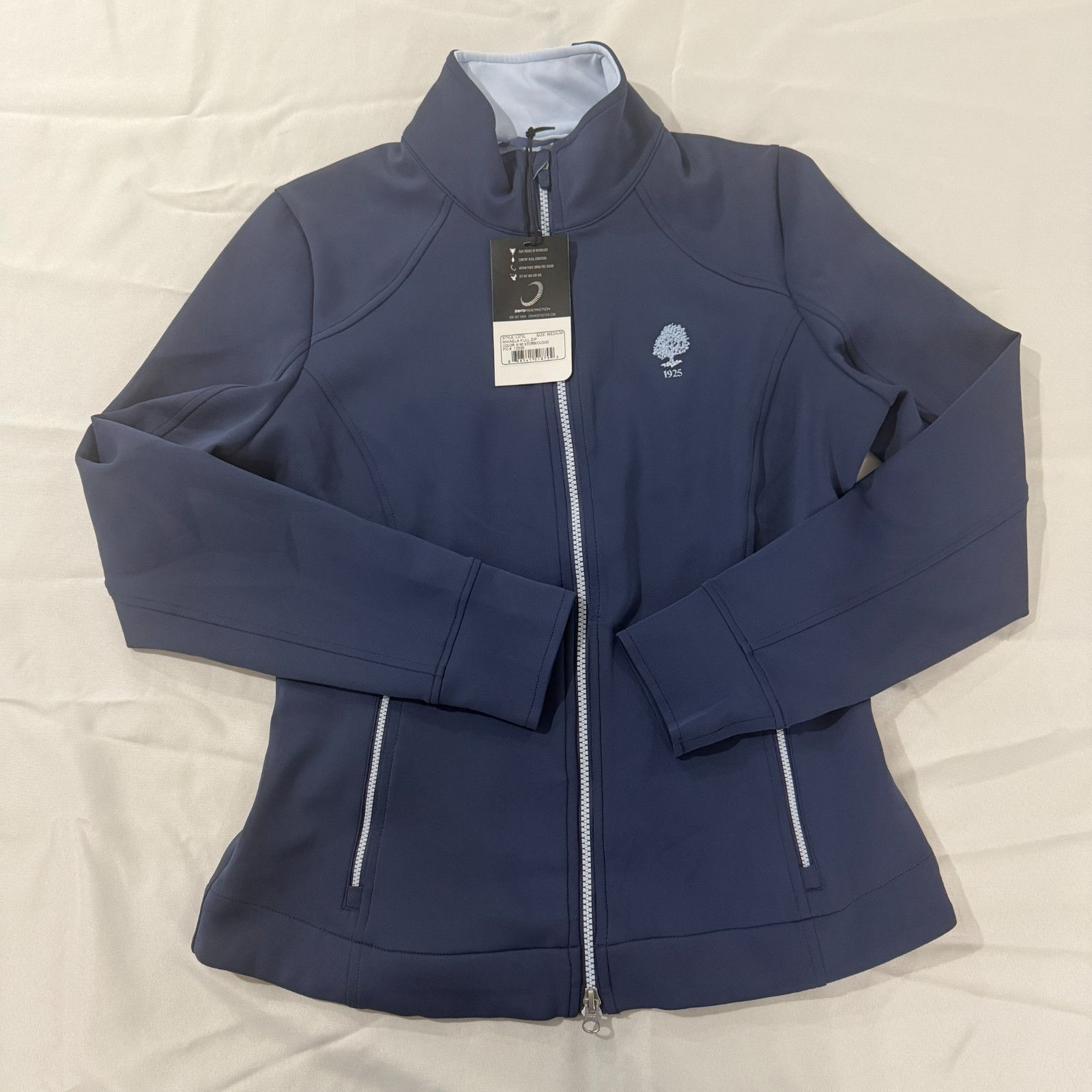 Zero Restriction Mikaela Full Zip Jacket Blue SIZE M 1114-Y