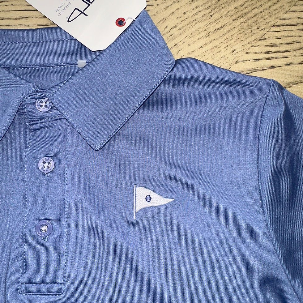Thumbnail: Garb Boys Black Polo (5-6) Blue SIZE S 1279-Boys