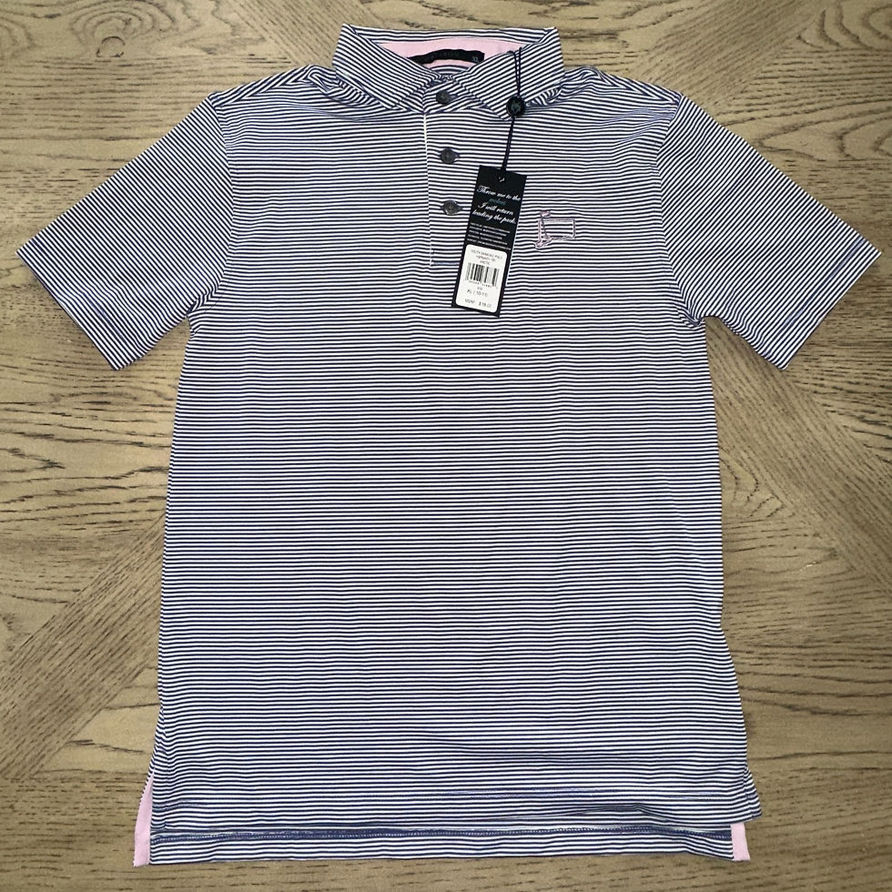 Thumbnail: Greyson Boys Saranac Polo (10-11) Blue SIZE XL 1379-Boys P