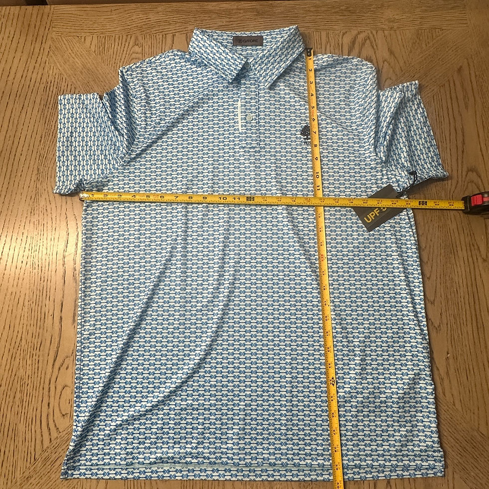 Thumbnail: G/Fore G Link Tech Jersey Polo Blue SIZE XL 141-B