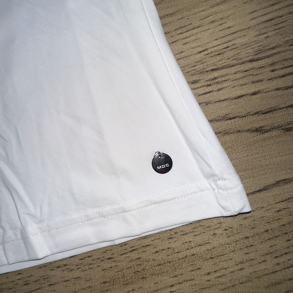 Thumbnail: MDC Knitted Sleeveless Polo White SIZE EU 32 984-V