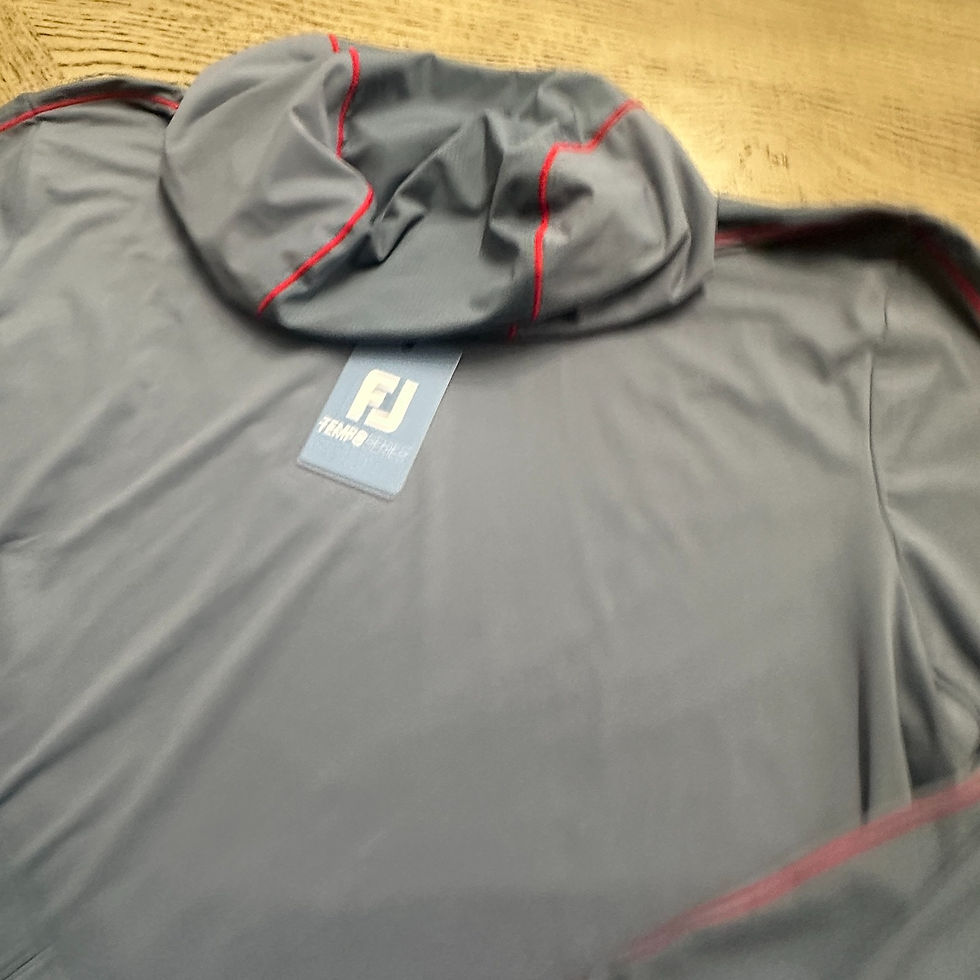 Thumbnail: Footjoy Tempo Series Hoodie Size XL Gray 10137-MB3