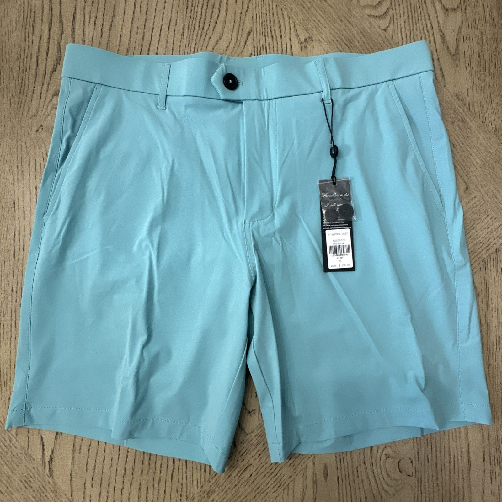 Greyson Montauk Short 8" Macaw Blue SIZE 35 429-F