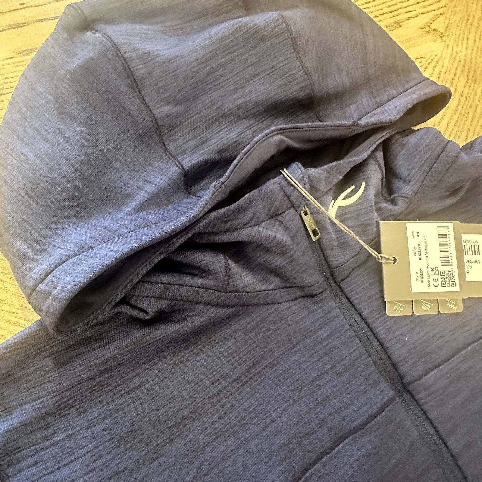 KJUS Liam Hooded Navy Size S 00432-MP-OW -F1