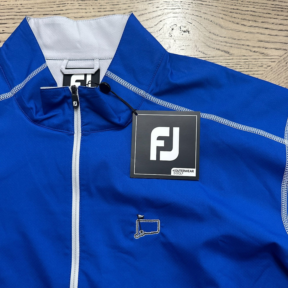 Thumbnail: Footjoy Sport Windshirt L/S Blue Gray SIZE XXL