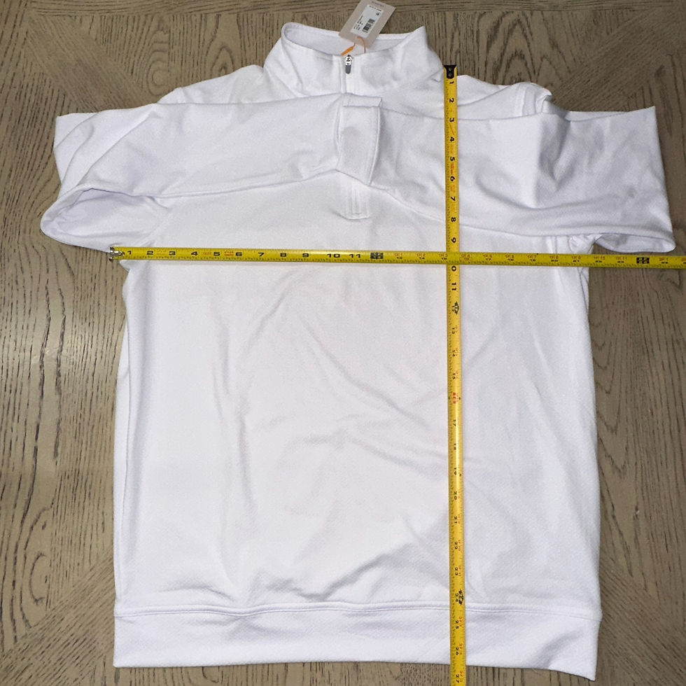 Thumbnail: Peter Millar Perth Melange Quarter Zip Pullover White SIZE M 520-J