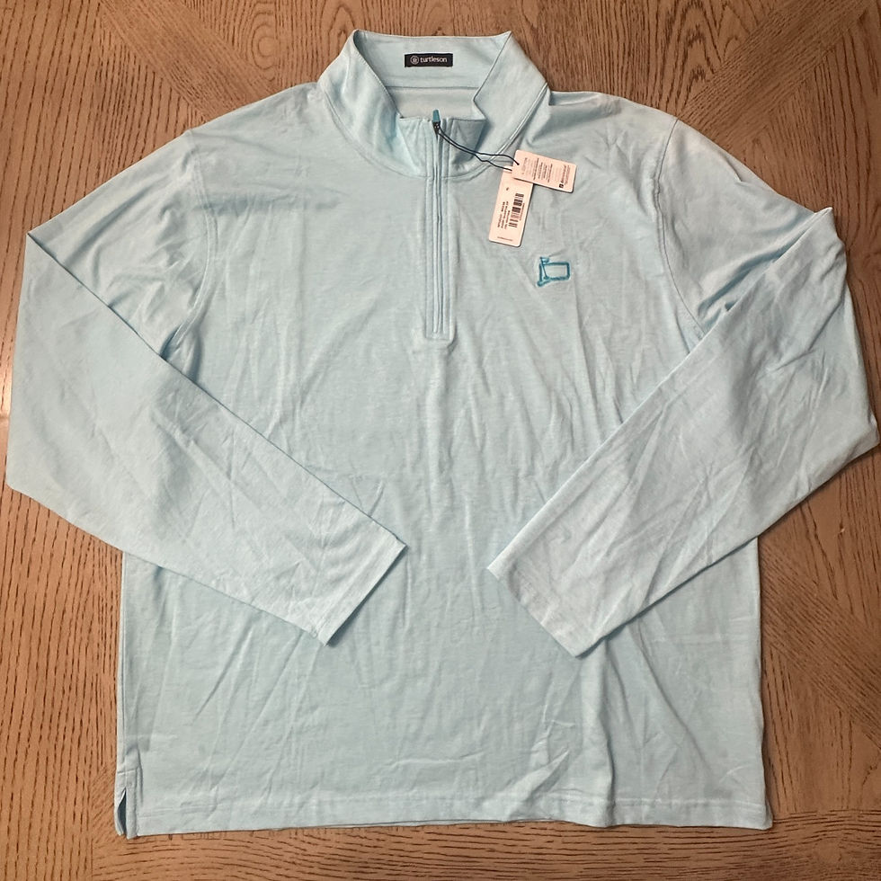 Thumbnail: Turtleson Avery Quarter Zip Pullover Blue SIZE XL 377-G