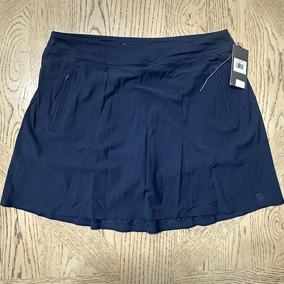 Thumbnail: G/Fore Women's A Line Skirt Size L Navy 00507-LB2