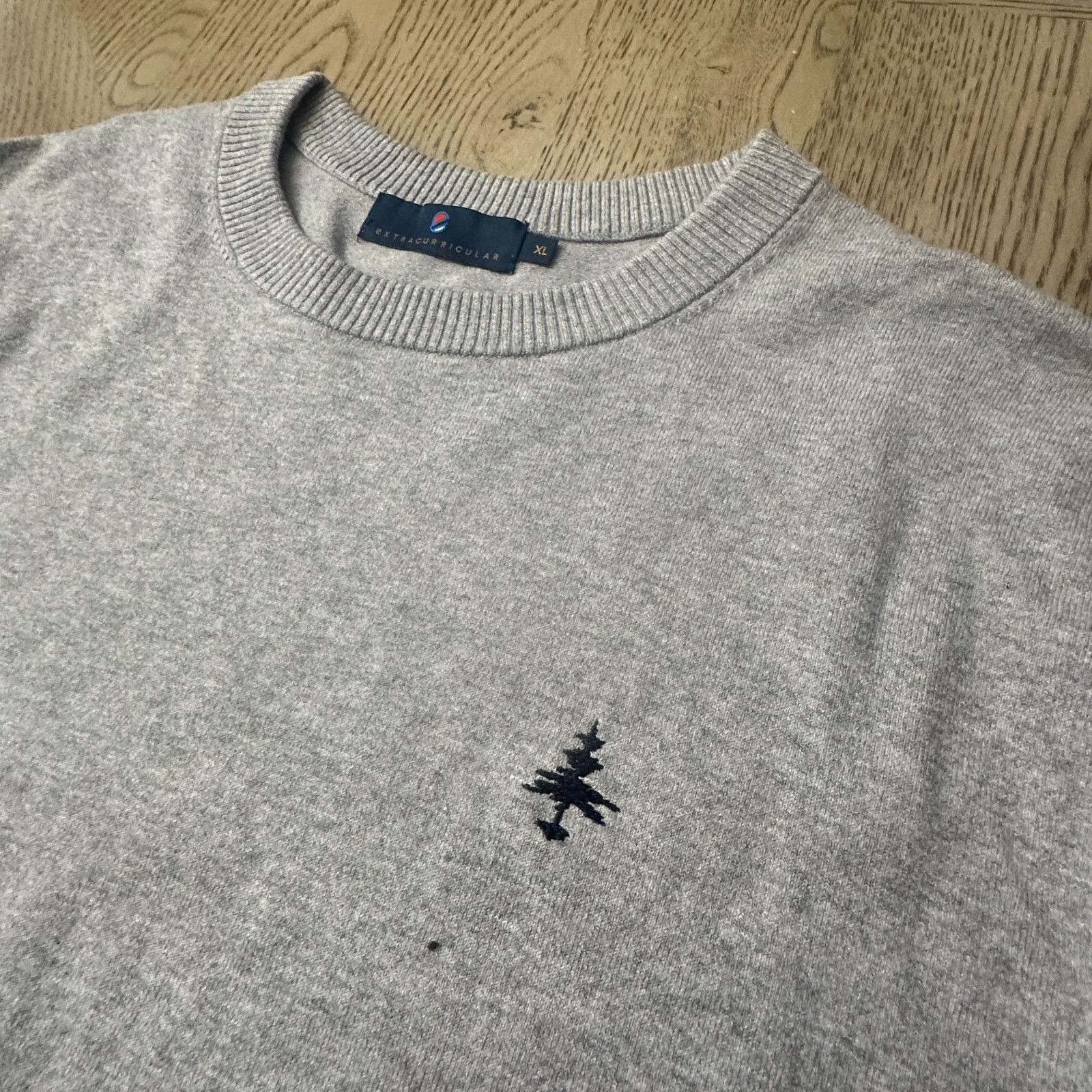 Extracurricular Wilcox Crew Neck Sweater Gray SIZE XL 00532-MB4
