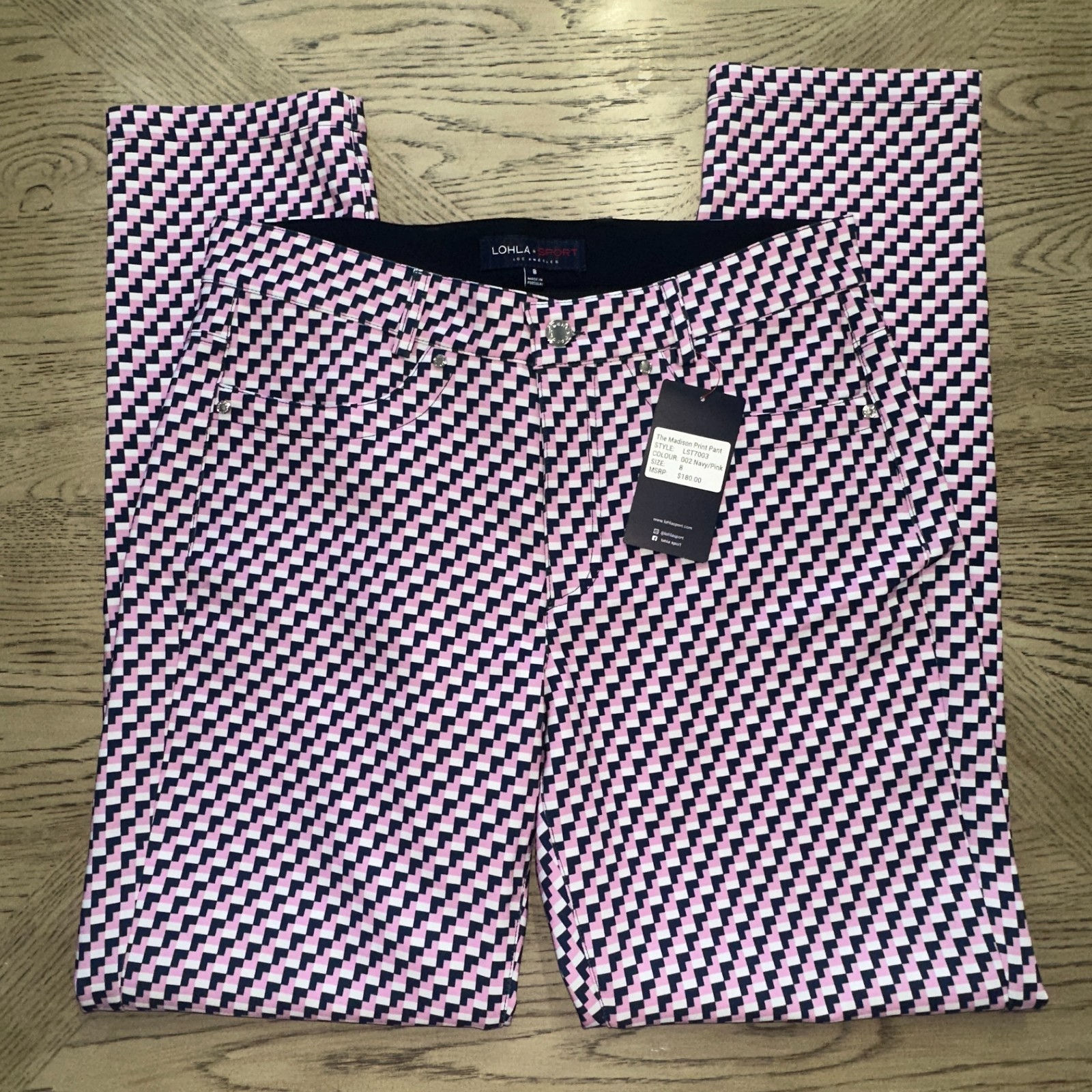 Lohla Sport The Madison Print Pant Multicolor SIZE 6 930-U