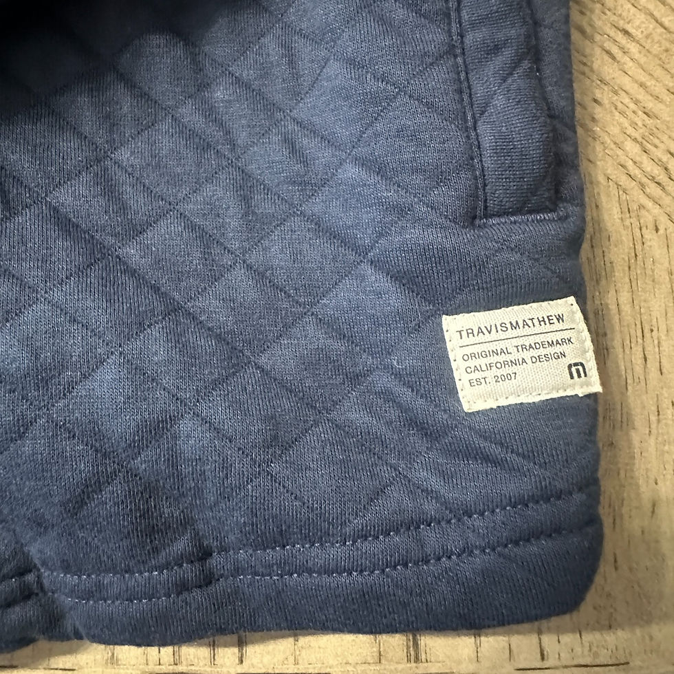 Thumbnail: Travis Mathew Transatlantic Cardigan Sweater Blue SIZE XL 260-D