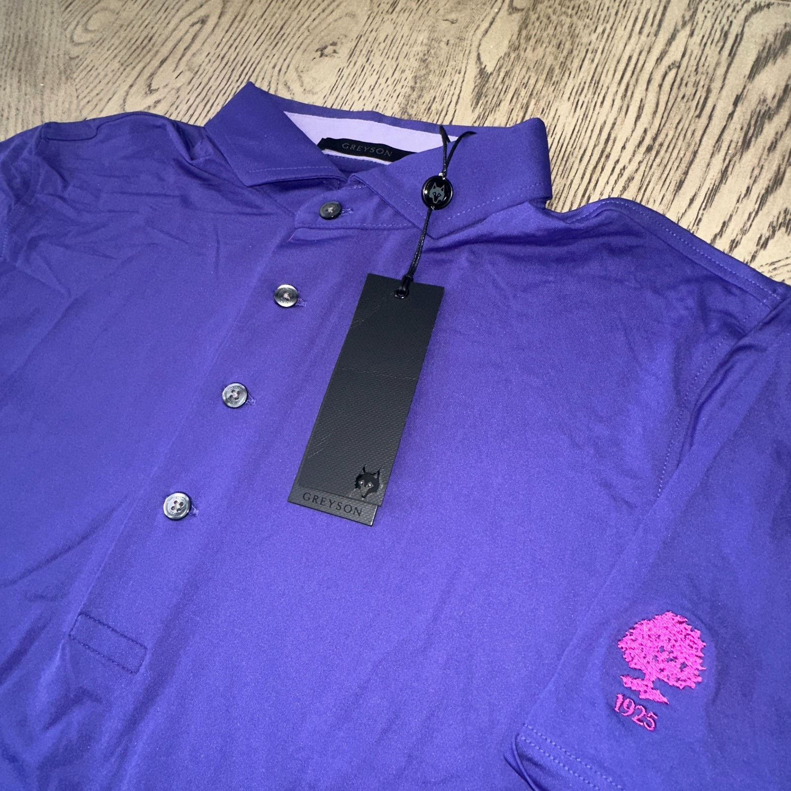 Greyson Cayuse Solid Polo Purple SIZE S 160-B