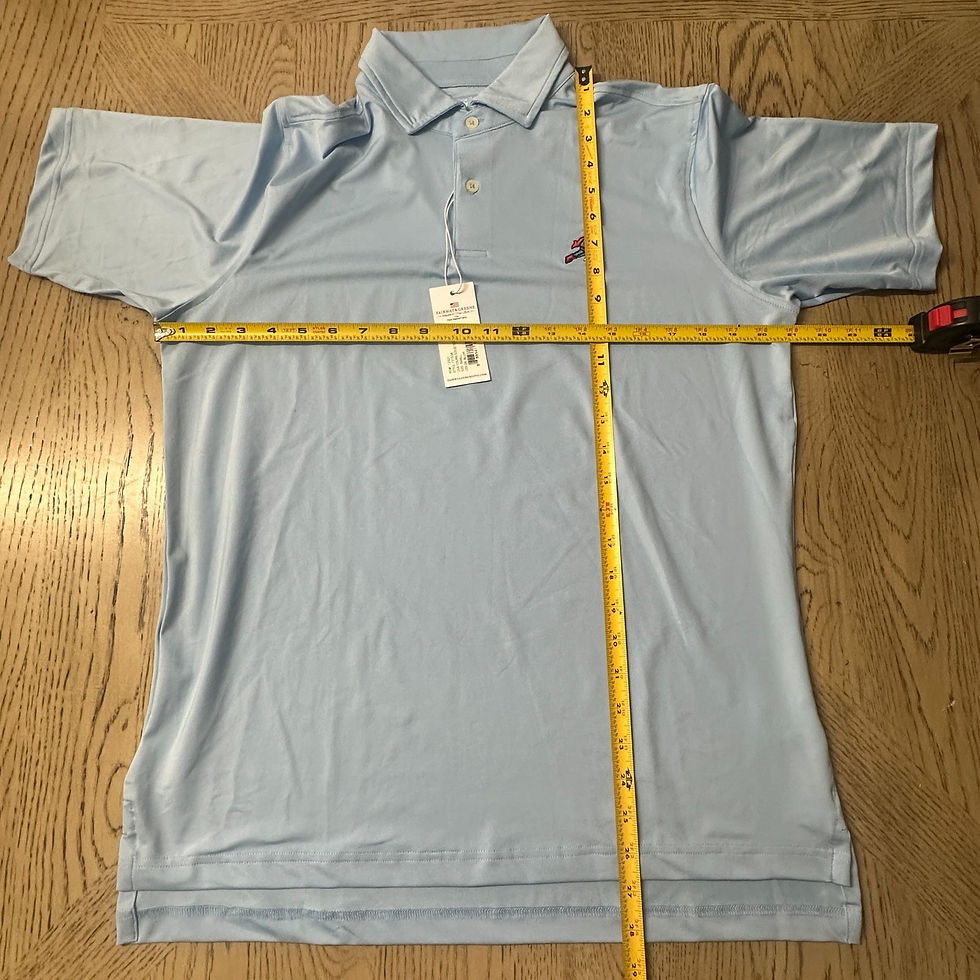 Thumbnail: Fairway & Greene Tournament Solid Polo Blue SIZE S 348-F