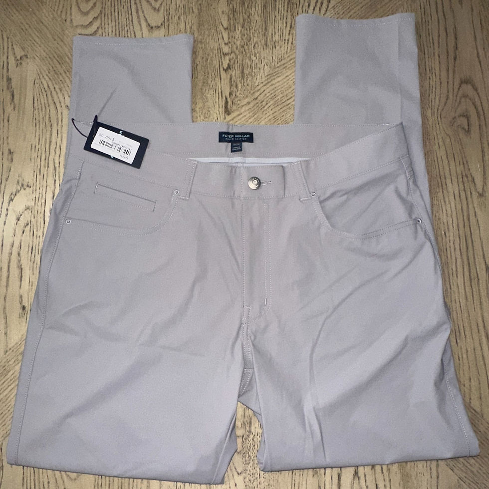 Thumbnail: Peter Millar Bingham Performance 5 Pocket Pant Gray SIZE 36 / 30 494-J