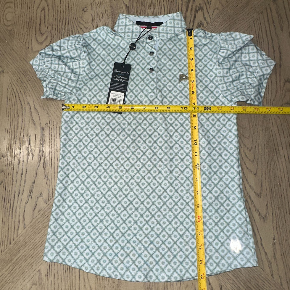Thumbnail: Greyson Moroccan Sun Youth Scarlett Polo Green SIZE 7T 1214-Girls1