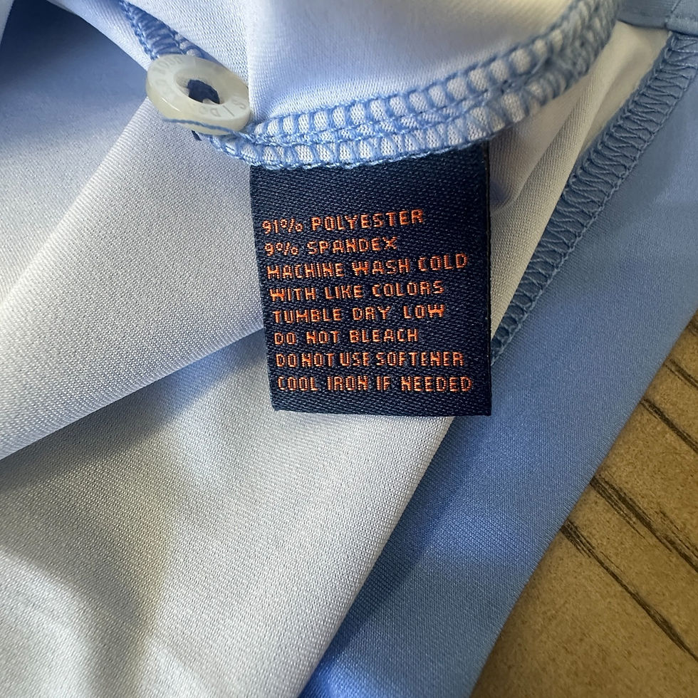Thumbnail: Donald Ross Sport Theo Solid Trim Print Polo Blue SIZE S 199-C