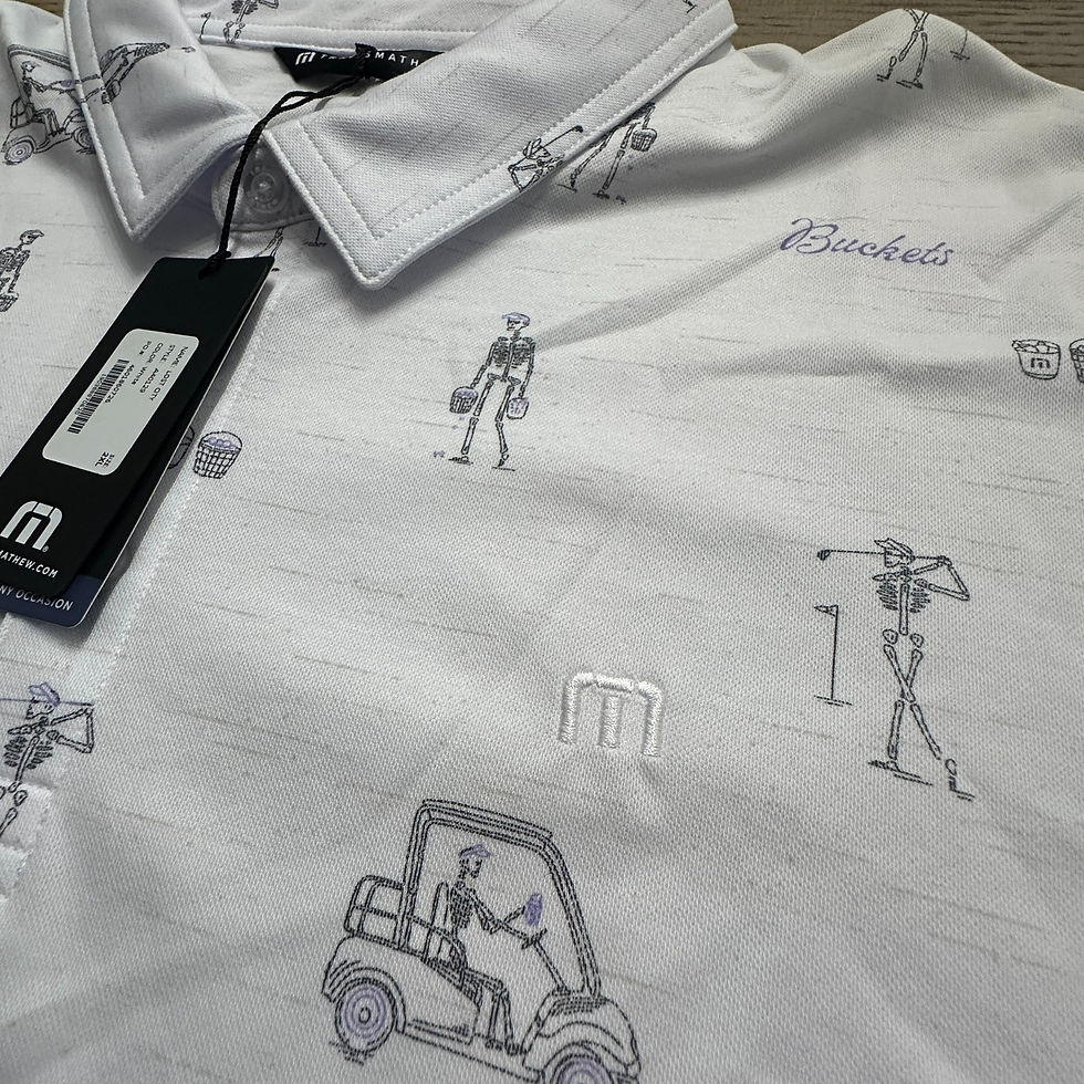 Thumbnail: Travis Matthew Lost City Polo White Size XXL 00490-MP-PO-F1