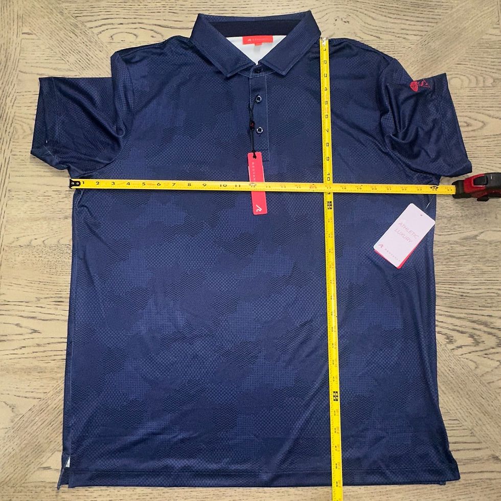 Thumbnail: Redvanly Stirling Polo Blue SIZE XL 1466-BBB