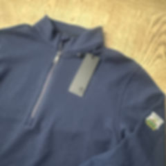 Greyson Troy Quarter Zip Pullover Blue SIZE S 103-A