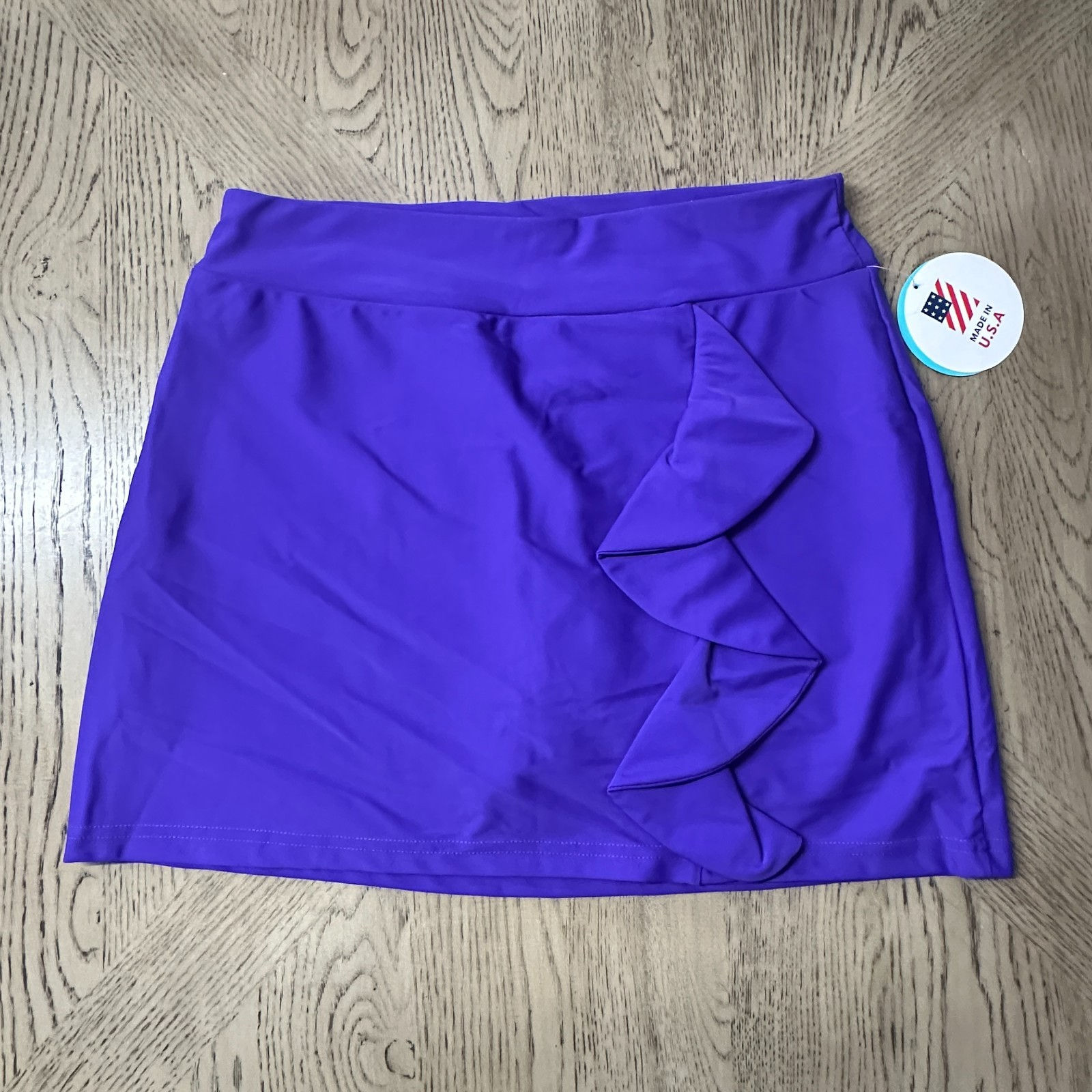 Tzu Tzu Women's Mia Skort Size L Purple 00674-L4