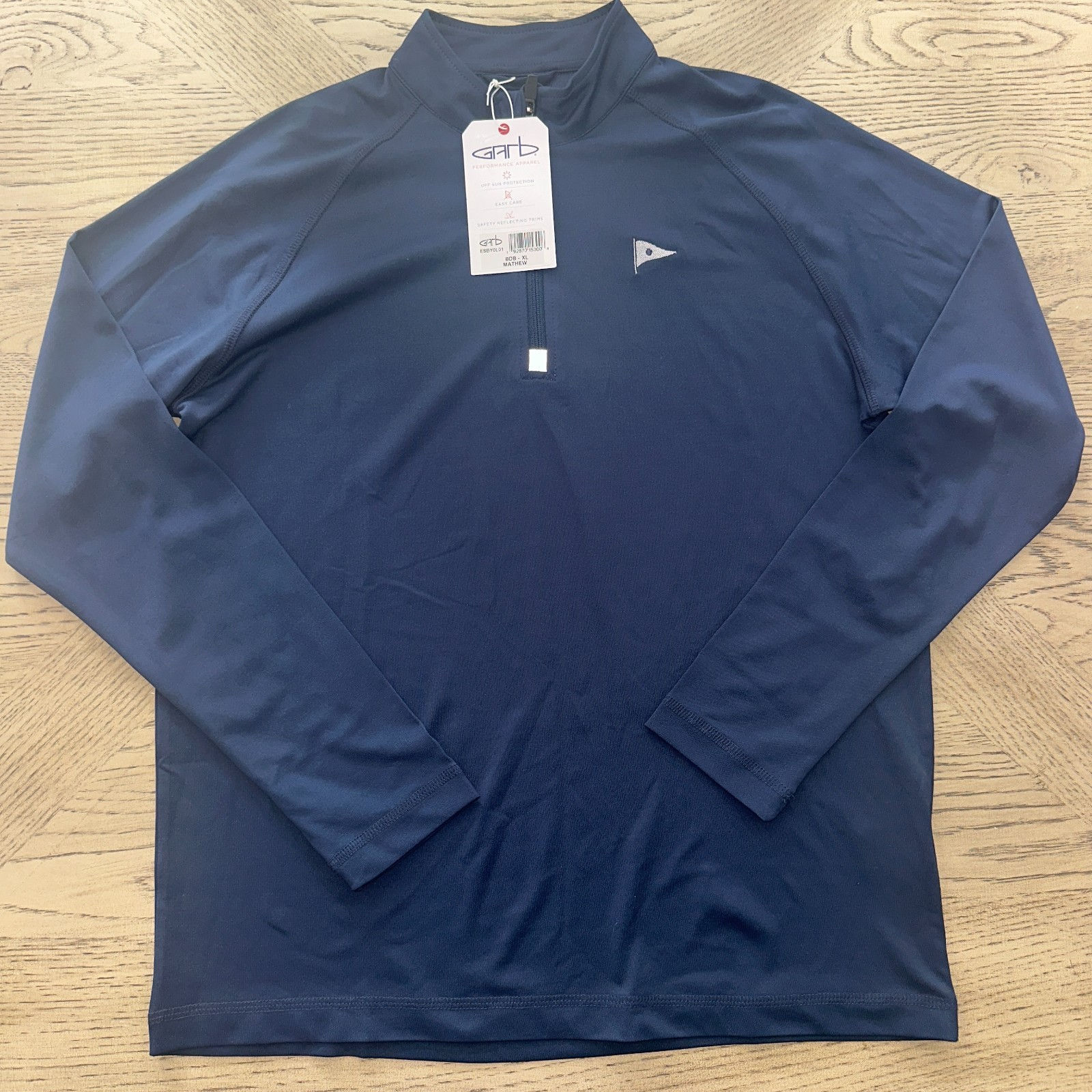 Garb Boys Mathew Quarter Zip (11-12) Blue SIZE XL 1329-Boys